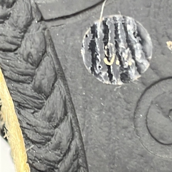 Nurture Black Leather Slip On  Slide Sandals Size 9. BSN2748D - Picture 8 of 8